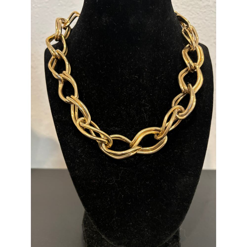 Vintage 80's Gold Tone Necklace Chain
